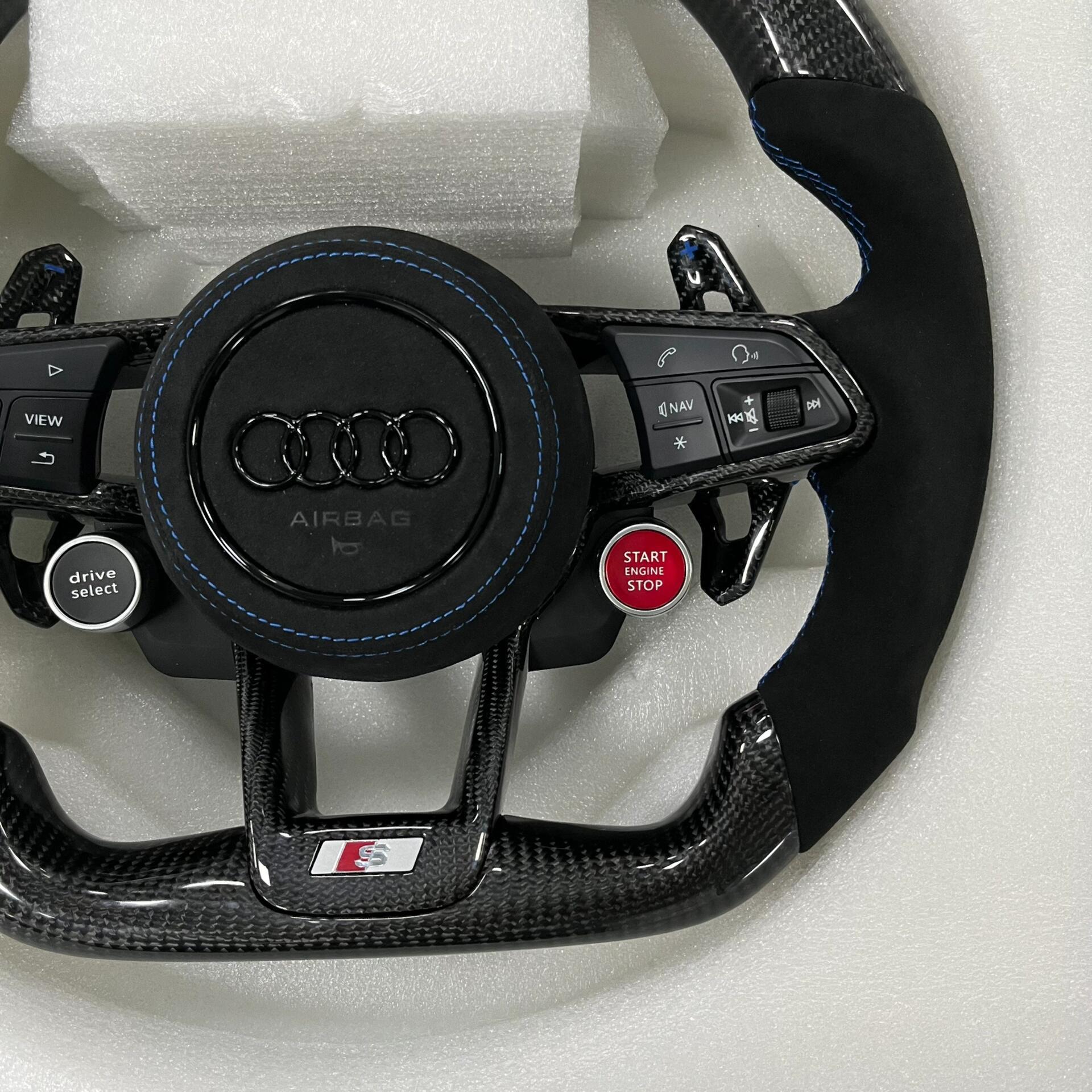 As shown the steering wheel of Audi R8 is suitable for all old Audi models