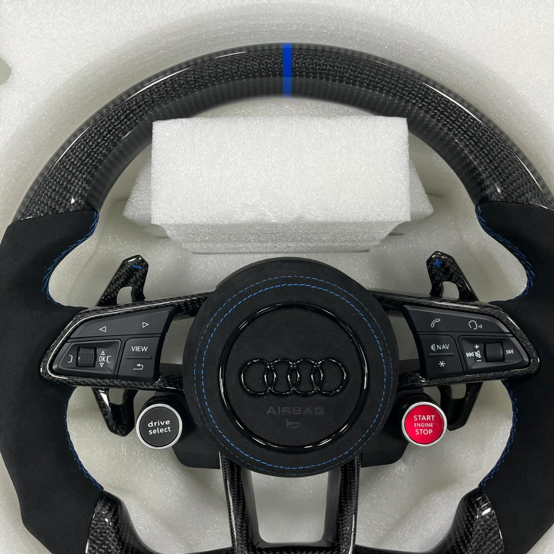 As shown the steering wheel of Audi R8 is suitable for all old Audi models