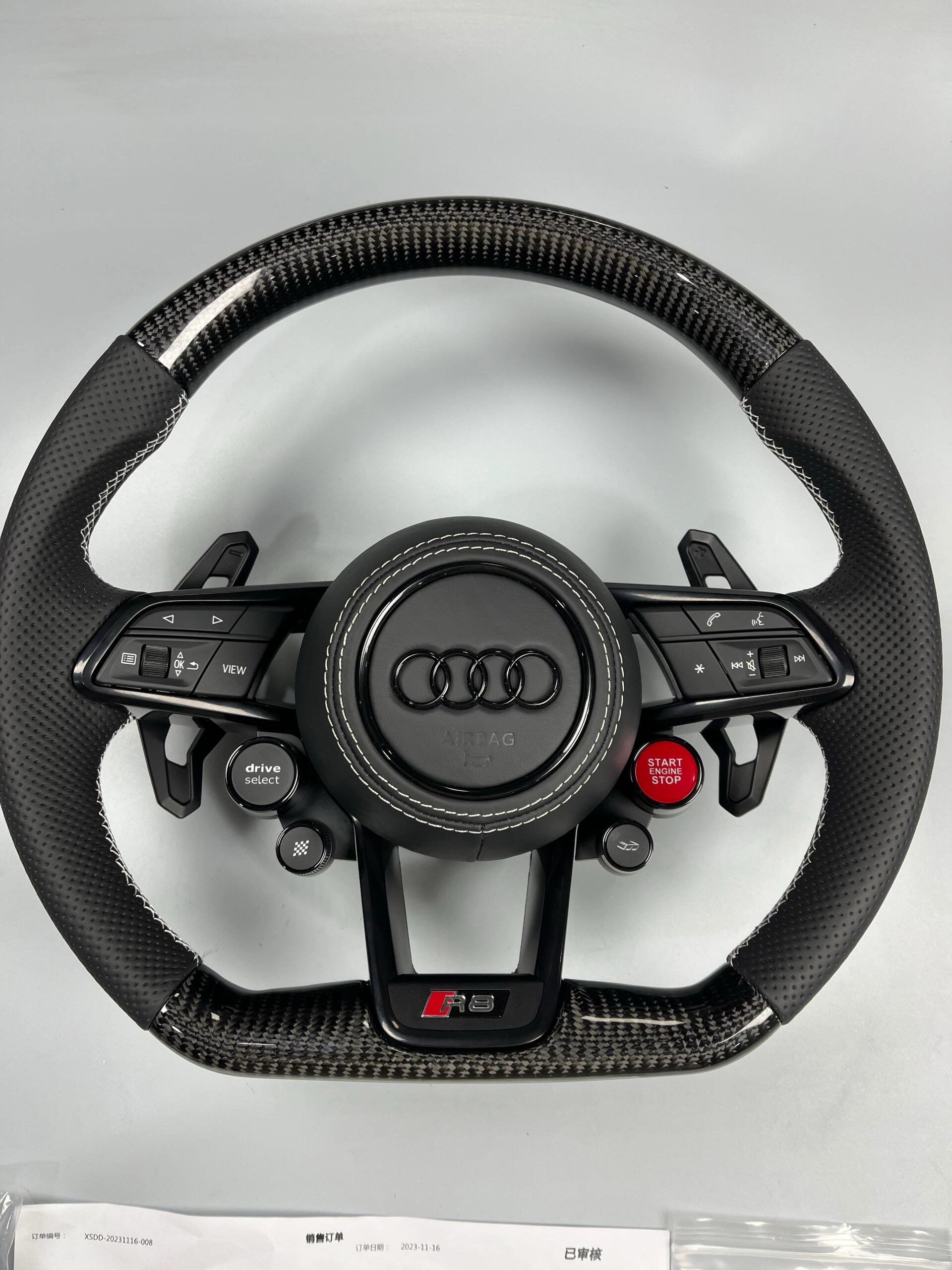 As shown the steering wheel of Audi R8 is suitable for all old Audi models