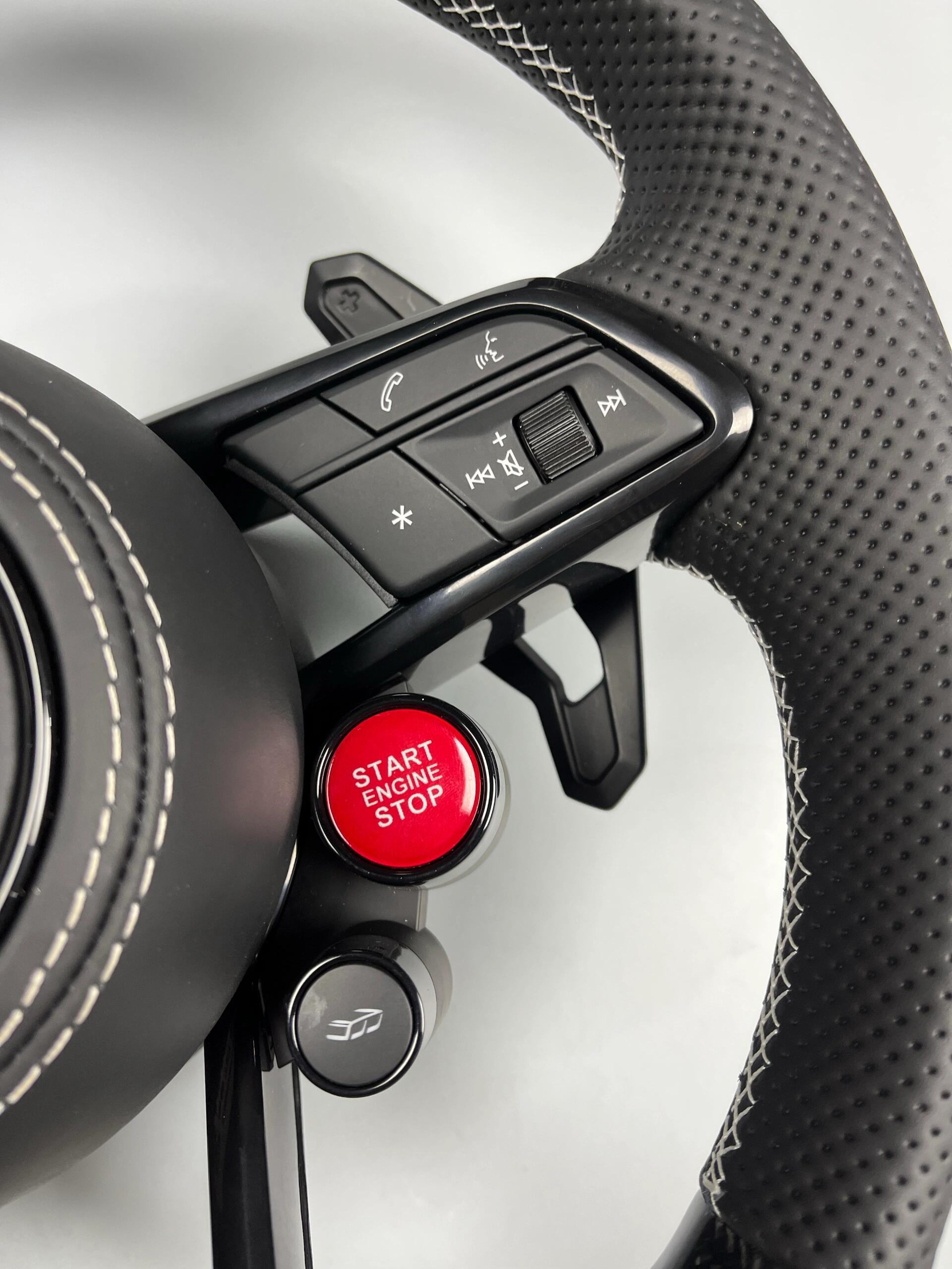 As shown the steering wheel of Audi R8 is suitable for all old Audi models