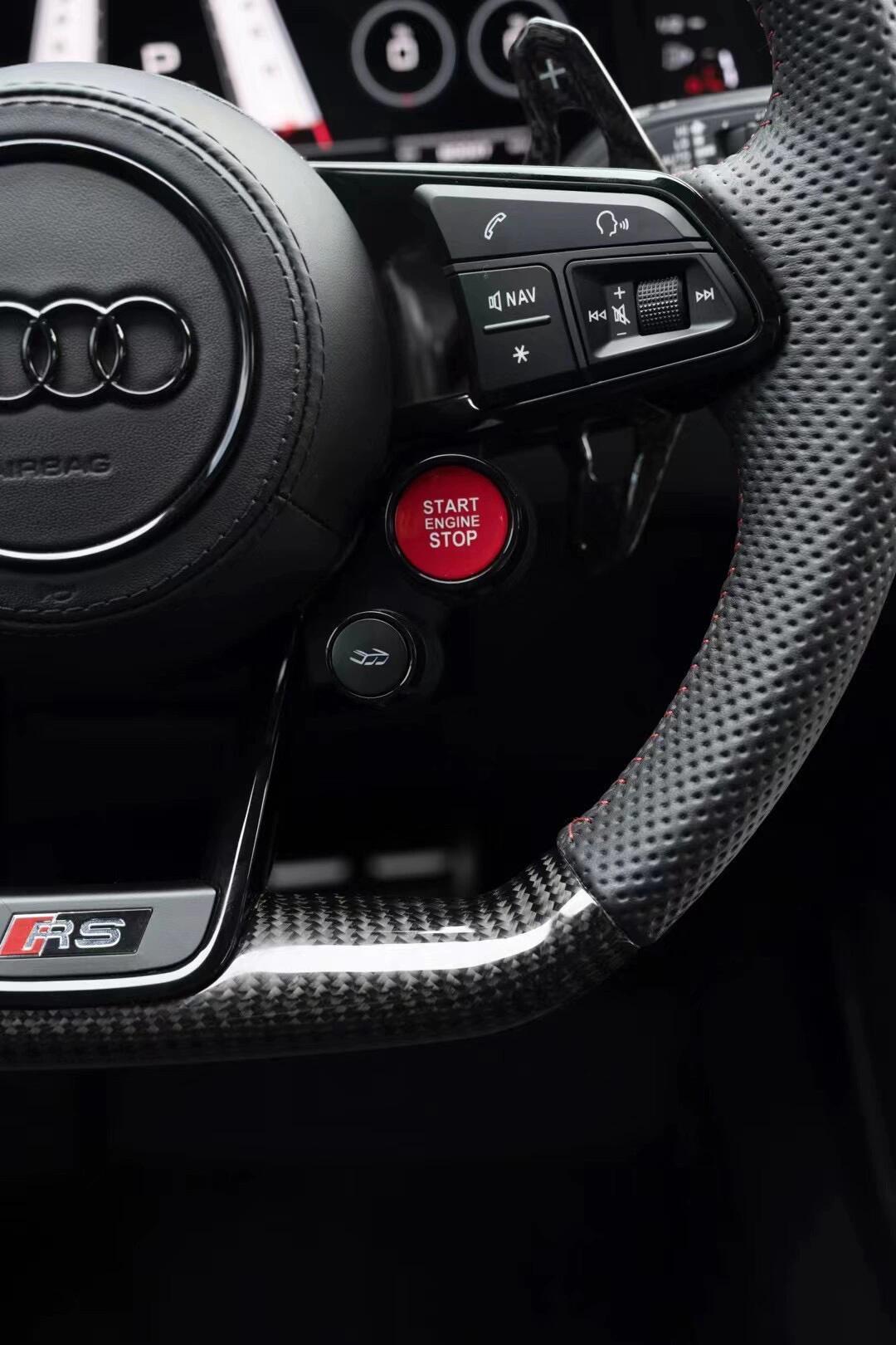 As shown the steering wheel of Audi R8 is suitable for all old Audi models