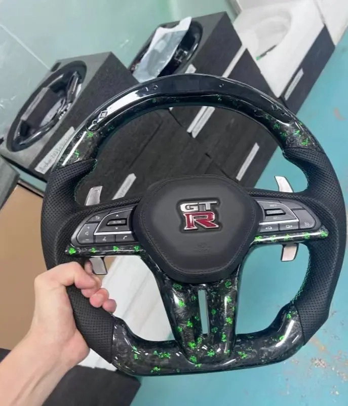 Carbon Fiber Steering Wheel for Nissan GTR R34 R35