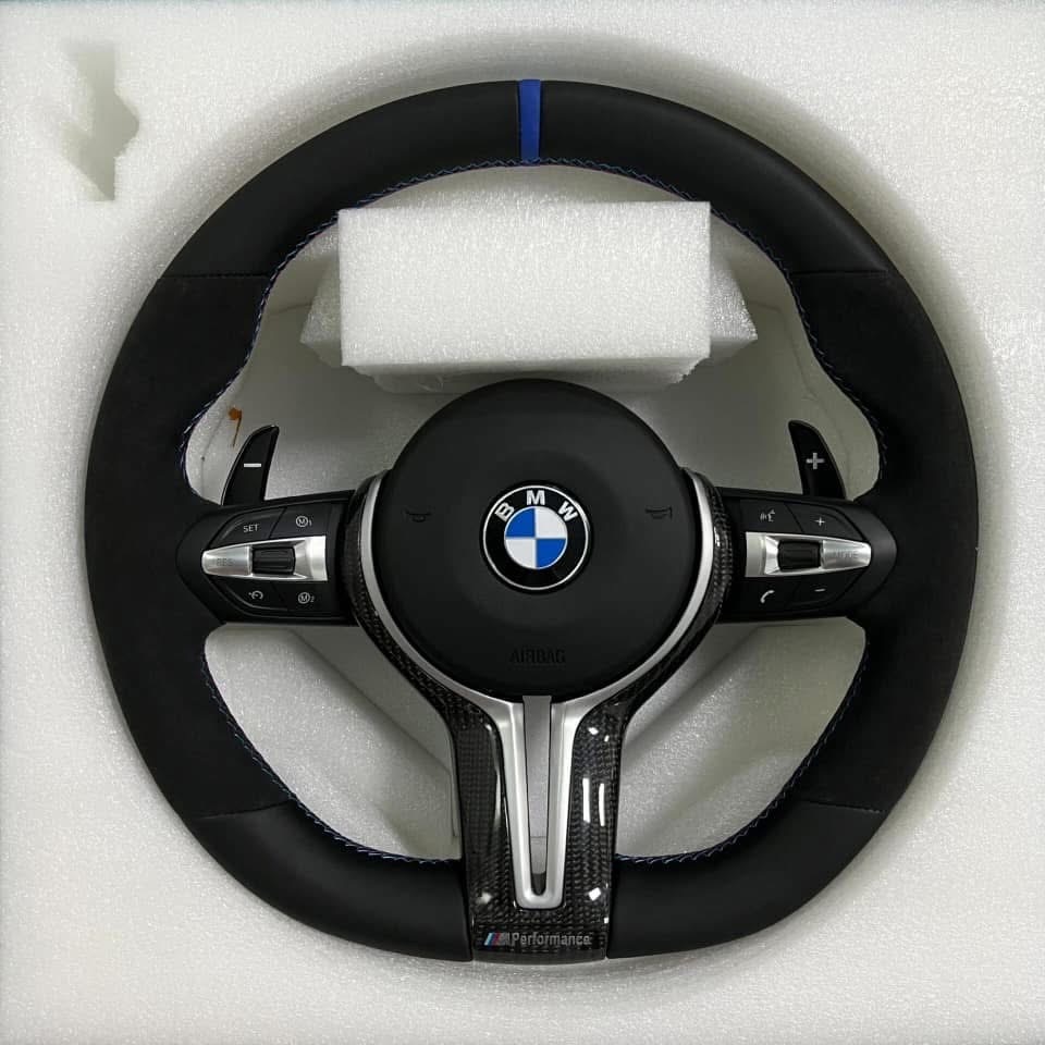 Deposit for 2014 BMW 435i F32 leather and Alcantara steering wheel with carbon fiber paddles