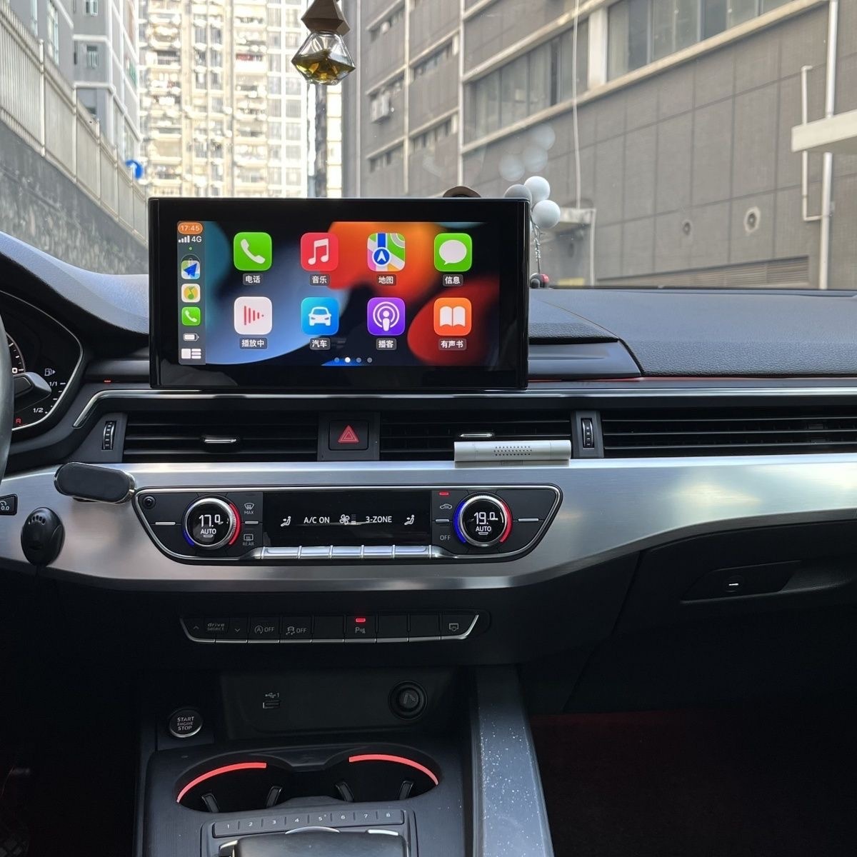 10.1 Inch Ultra‑thin Panoramic Reverse Navigation All‑in‑one Unit for Audi A4 A5 Q5 2017‑2020, Central Control Large Screen Upgrade