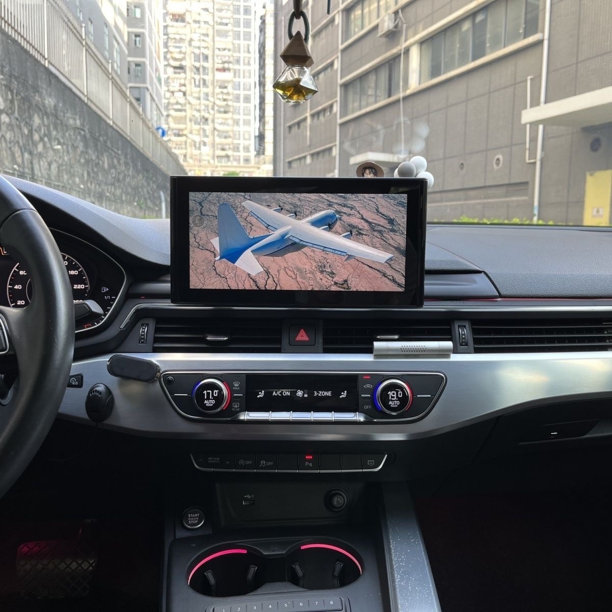 10.1 Inch Ultra‑thin Panoramic Reverse Navigation All‑in‑one Unit for Audi A4 A5 Q5 2017‑2020, Central Control Large Screen Upgrade
