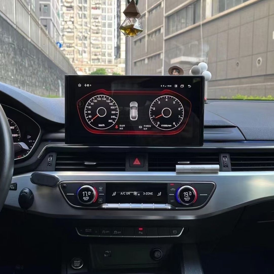 10.1 Inch Ultra‑thin Panoramic Reverse Navigation All‑in‑one Unit for Audi A4 A5 Q5 2017‑2020, Central Control Large Screen Upgrade