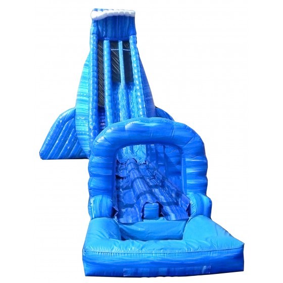 Blue Crush inflatable waterslide