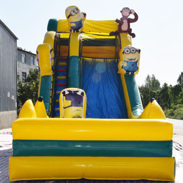 Minion theme water slide
