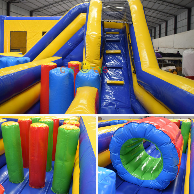 Commercial Moonwalk and obstacle course combo