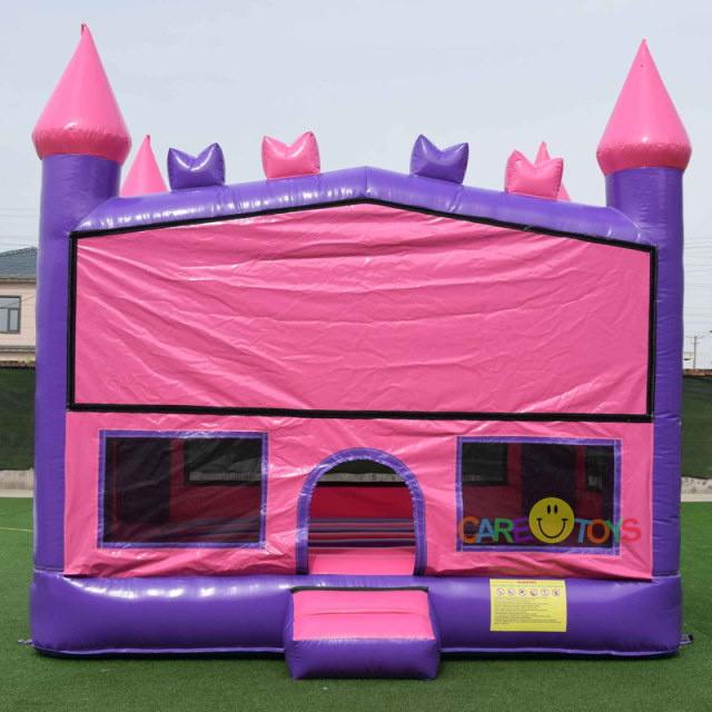 Custom color castle banner 13x13ft bounce house