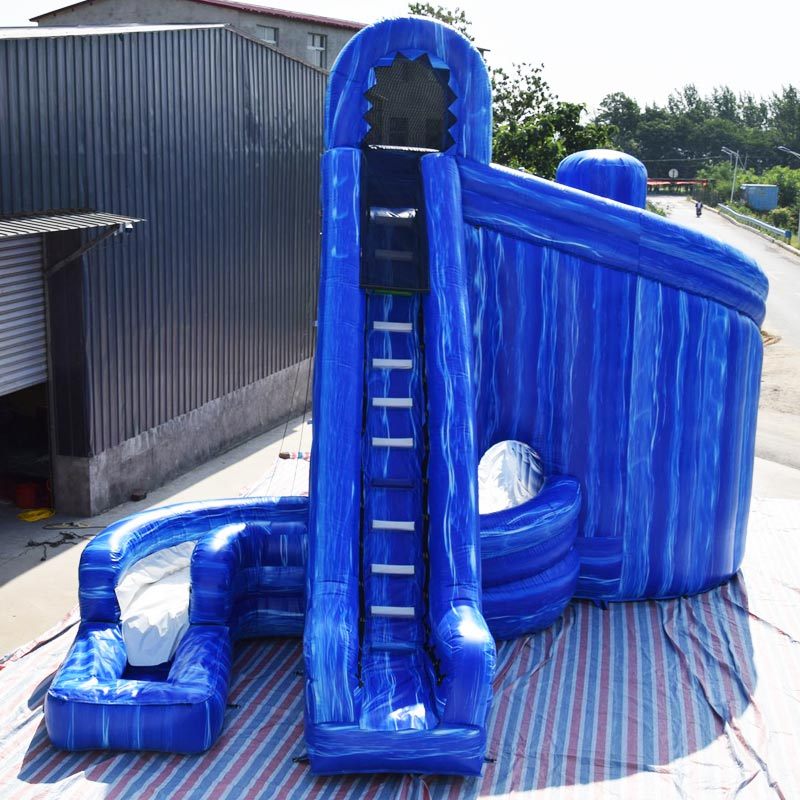 Blue Marble hurricane water slide