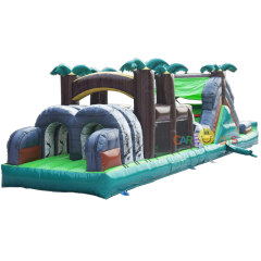 rocky and forest challenge obstacle course