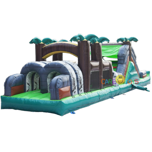 rocky and forest challenge obstacle course