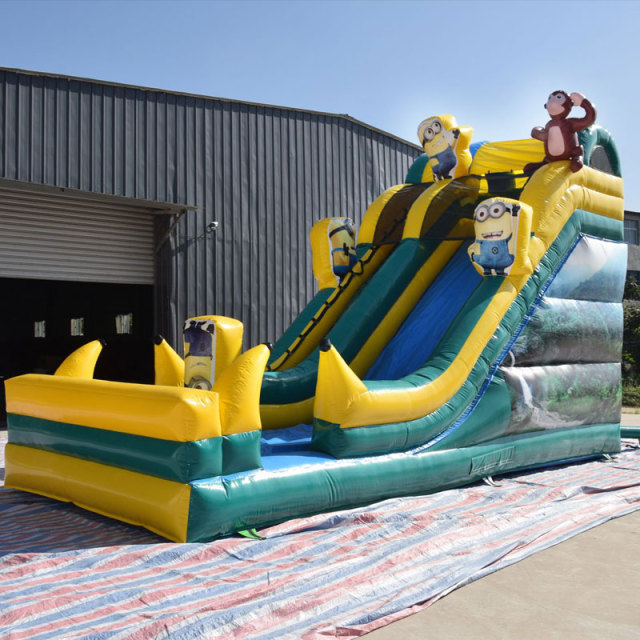 Minion theme water slide