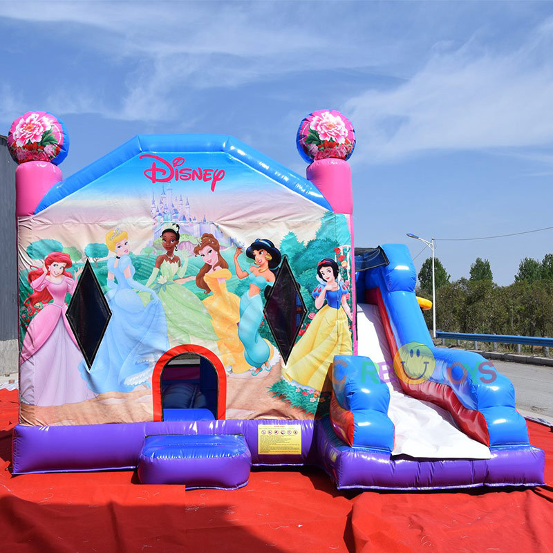 Disney Princess inflatable bouncer slide combo