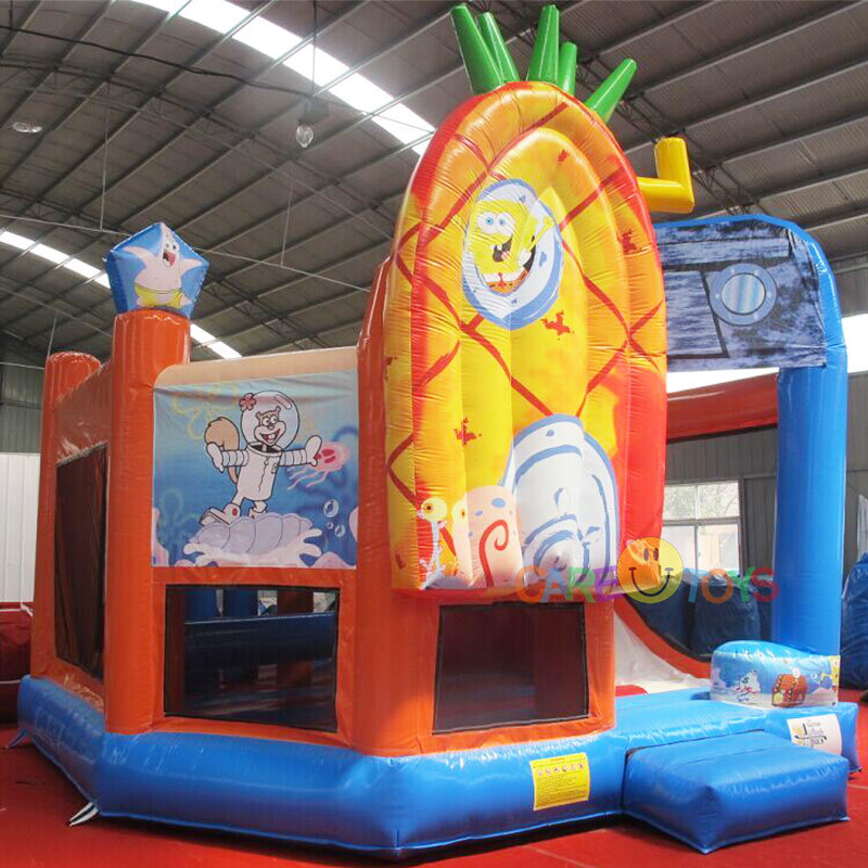 Sponge Bob Jumping Castle Slide Combo
