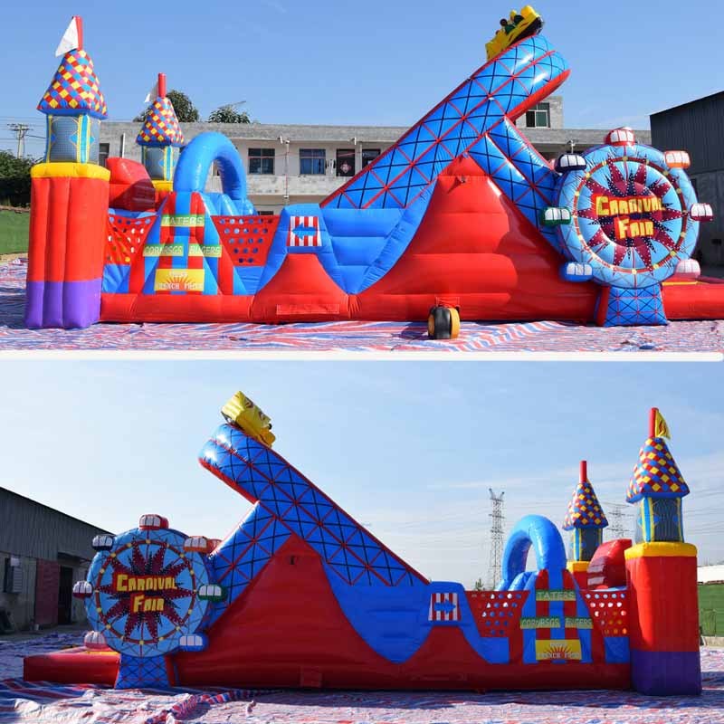 Ferris wheel obstacle course