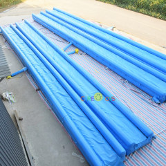 Custom length slip n slide with pool
