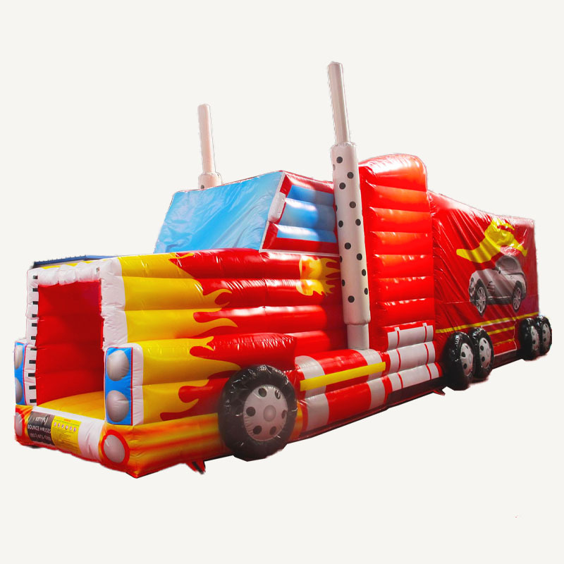 tractor semi-trailer obstacle course