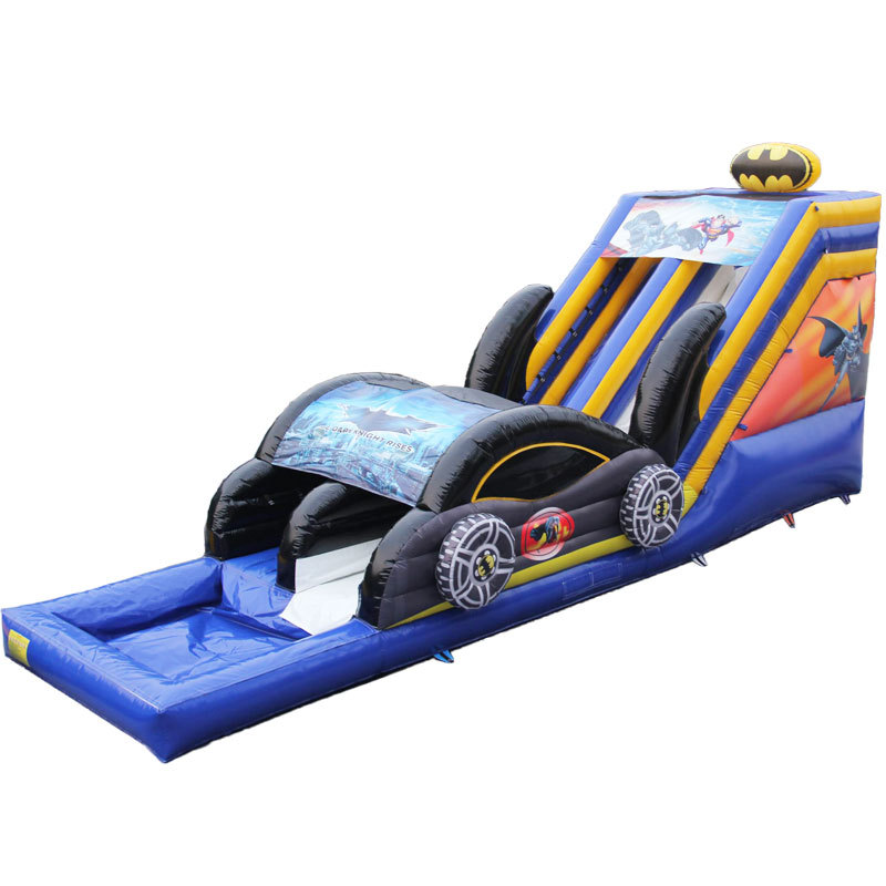Batman batmobile inflatable water slide