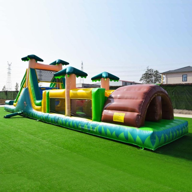 Jungle inflatable obstacle course