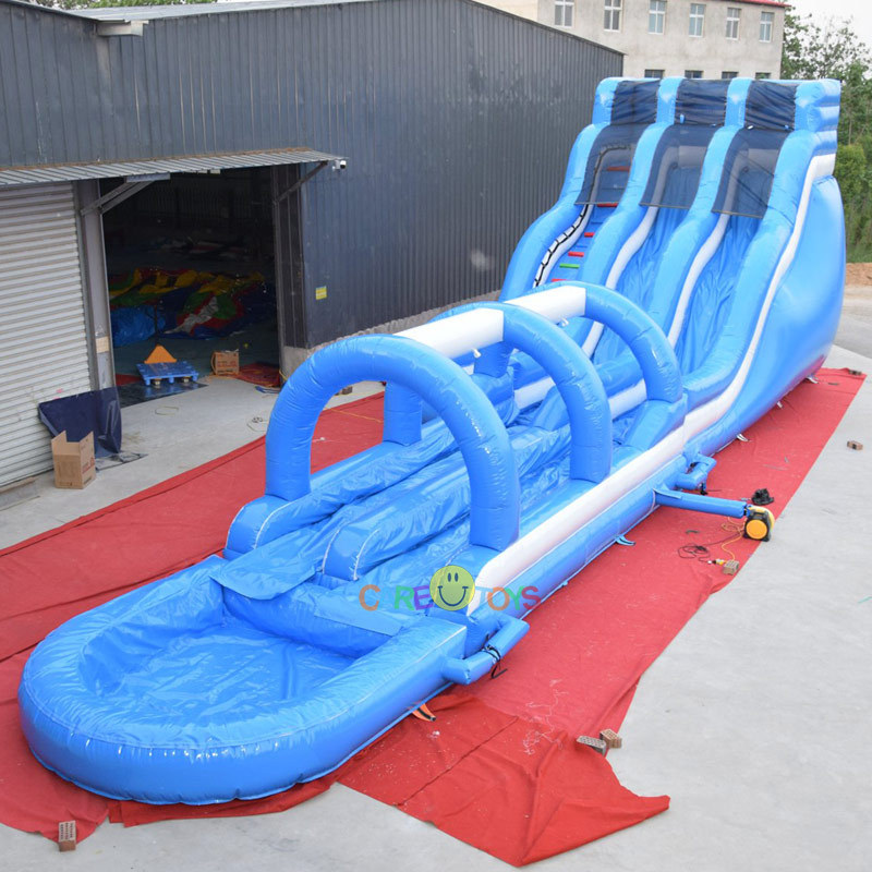 Tsunami Dual Lane inflatable water slide