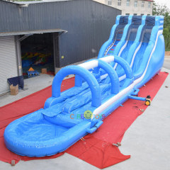 Tsunami Dual Lane inflatable water slide