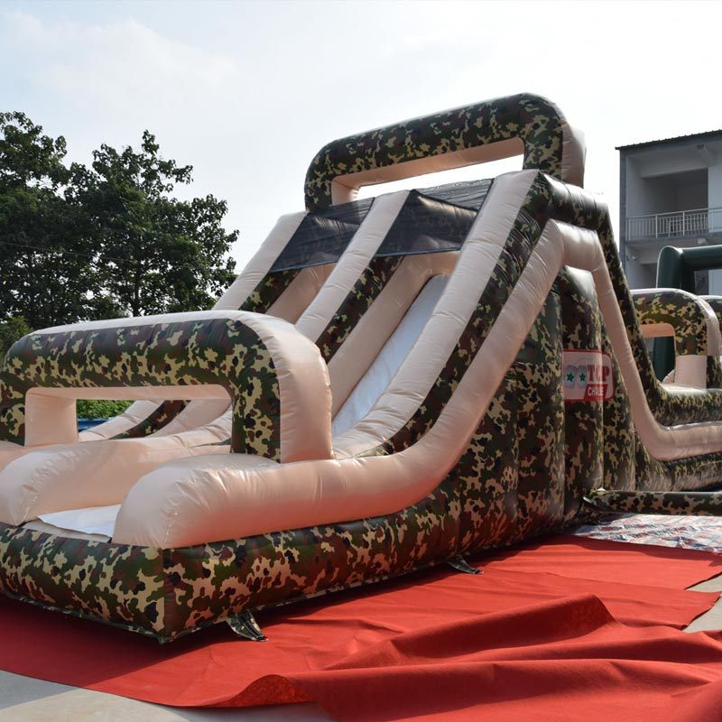 military bootcamp inflatable obstacle