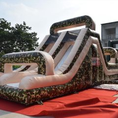 military bootcamp inflatable obstacle