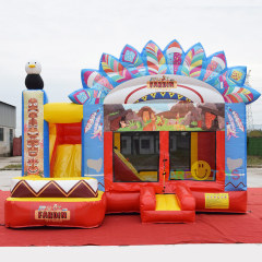 Tiki bounce house combo