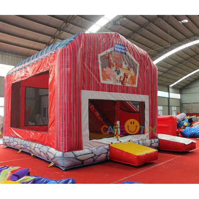 Big Red Farm Barnyard Bounce house