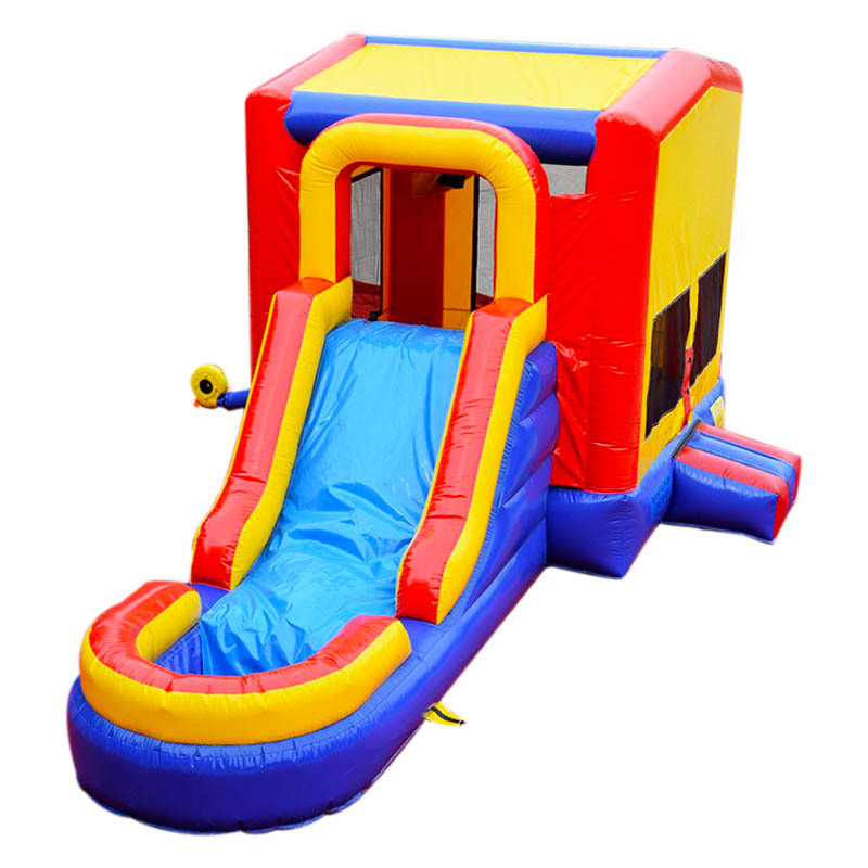 Classic Inflatable Moonwalk With Waterslide