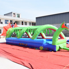 Dragon theme inflatable slip and slide