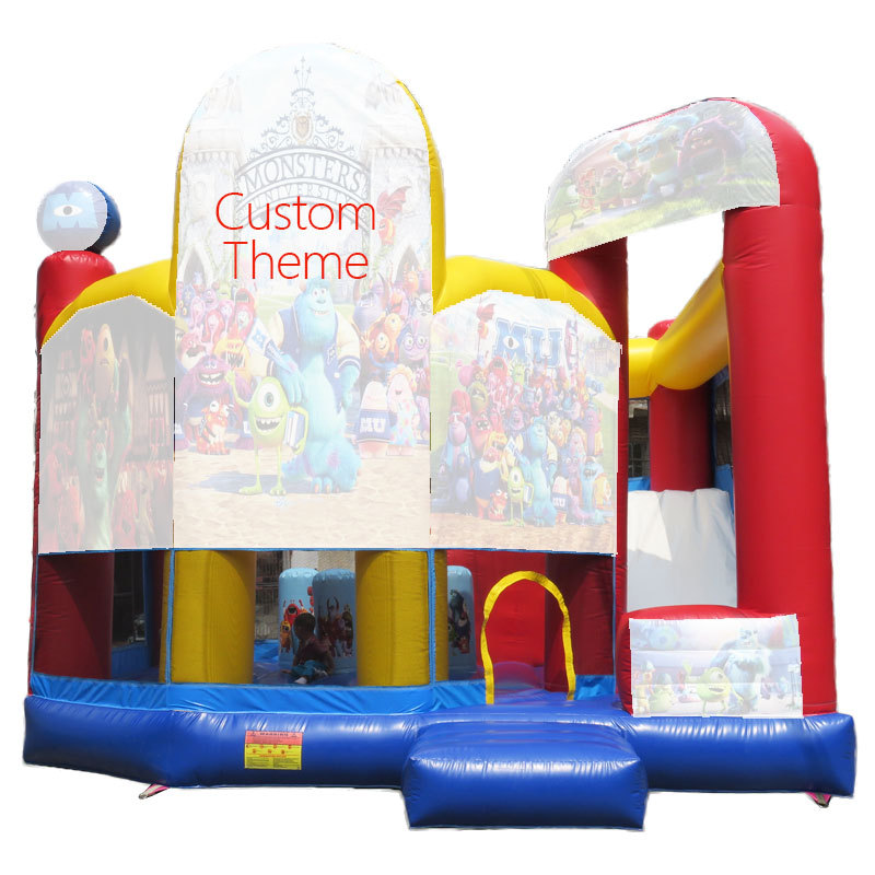 Monster University Bounce House with slide combo