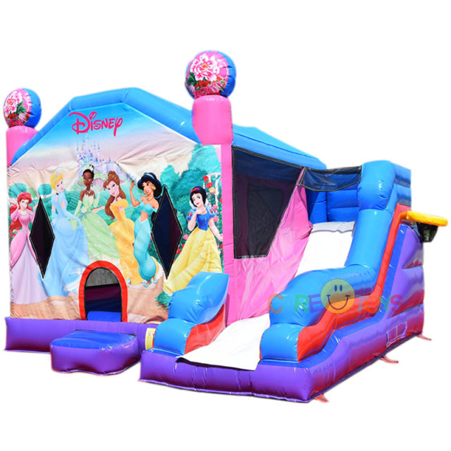 Disney Princess inflatable bouncer slide combo