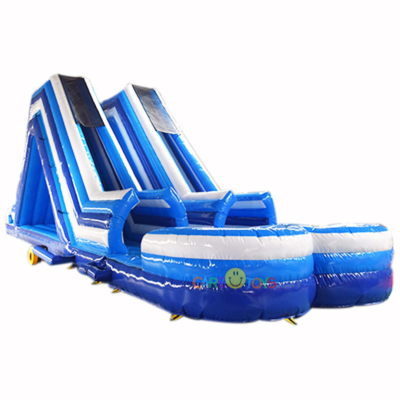 Double Tube inflatable water slide