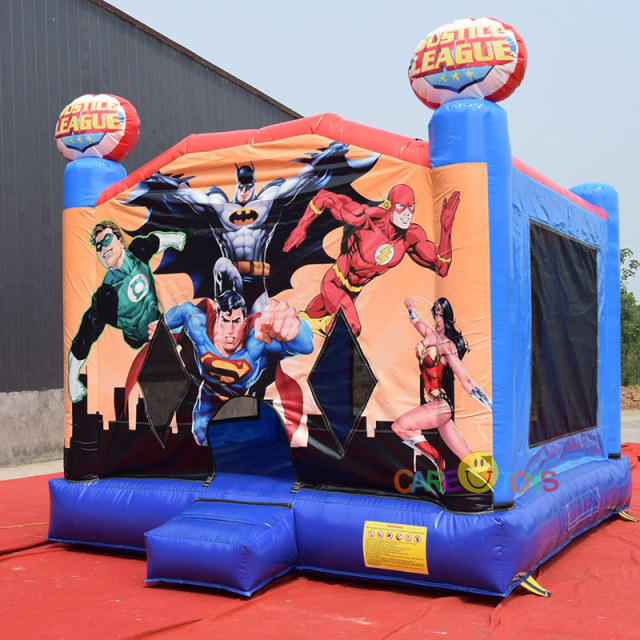 Justice League bounce house