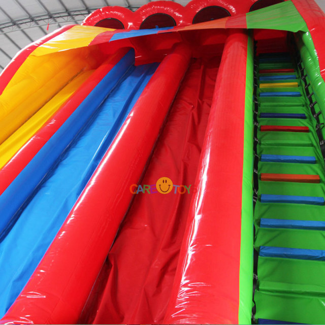 Triple Lane Rainbow water slide