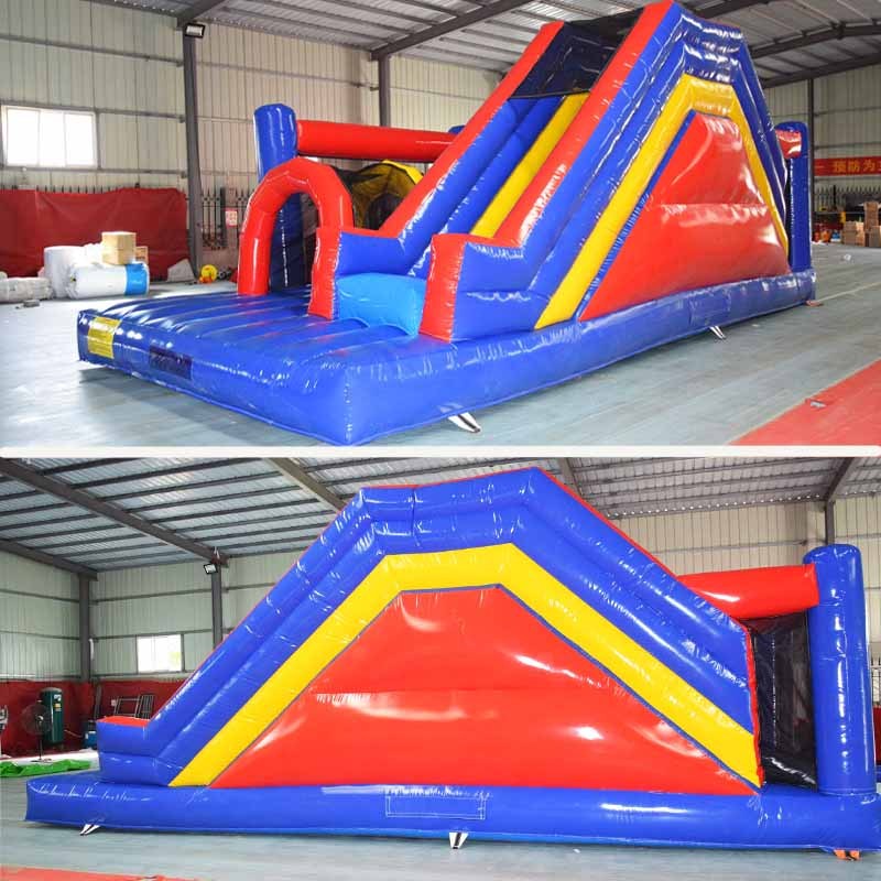 classic red blue yellow obstacle course