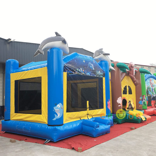 Under The Sea Dolphin bounce house