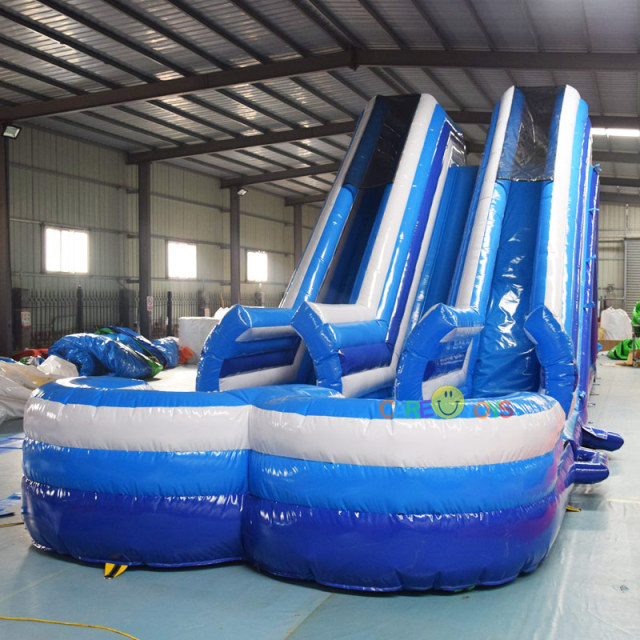 Double Tube inflatable water slide