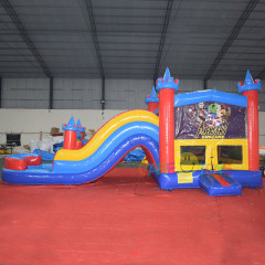 Inflatable Castle Bouncer with water slide