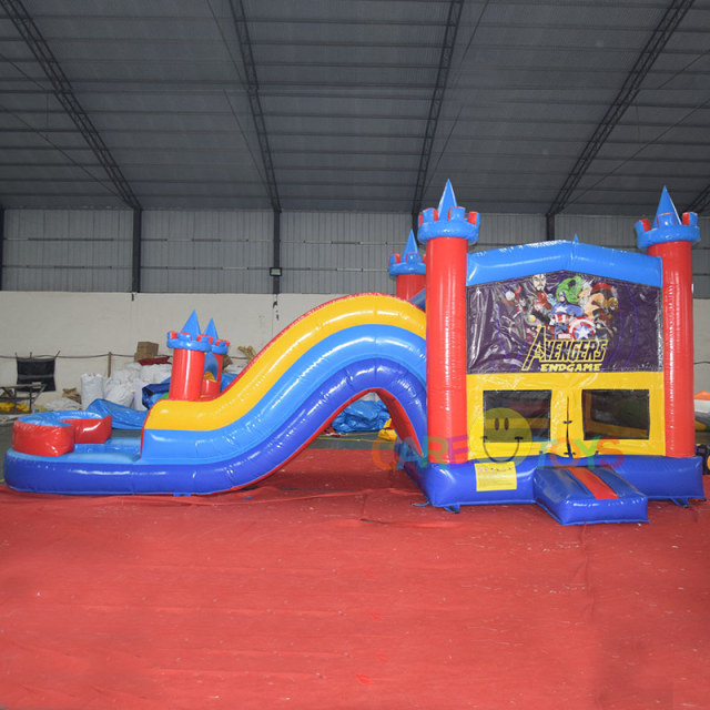 Inflatable Castle Bouncer with water slide
