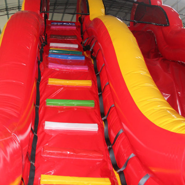 Custom Full Yellow Inflatable waterslide