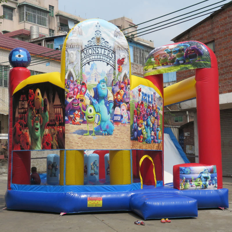 Monster University Bounce House with slide combo