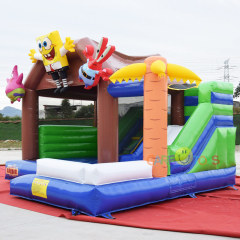3D Spongebob Bouncer with slide