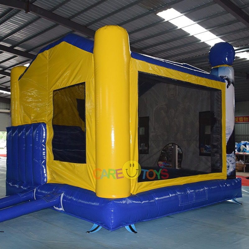 Panther bounce house with slide