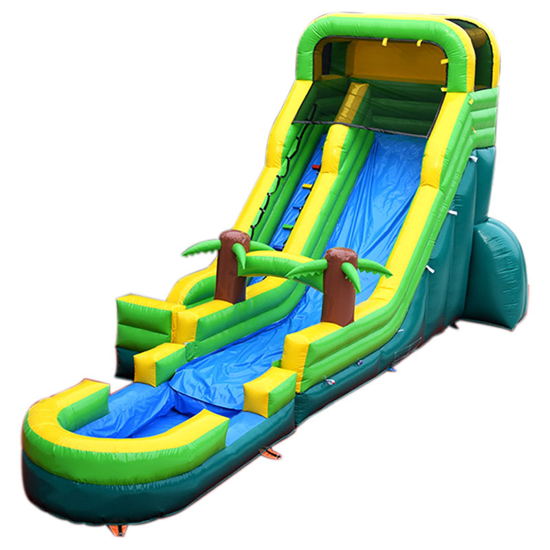 Palm Tree inflatable water slide