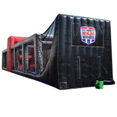 ninja warrior inflatable obstacle challenge course