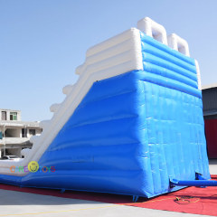 Dual Lane white wave water slide